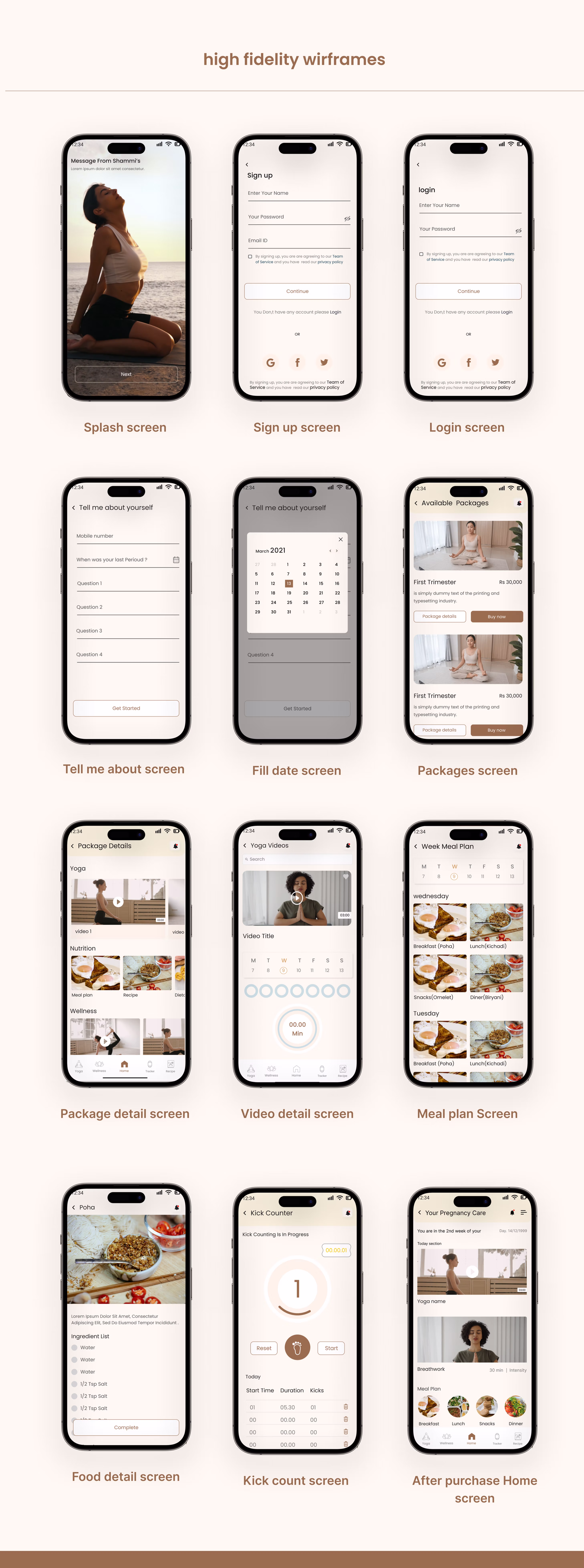 Juno UI/UX case study board 6