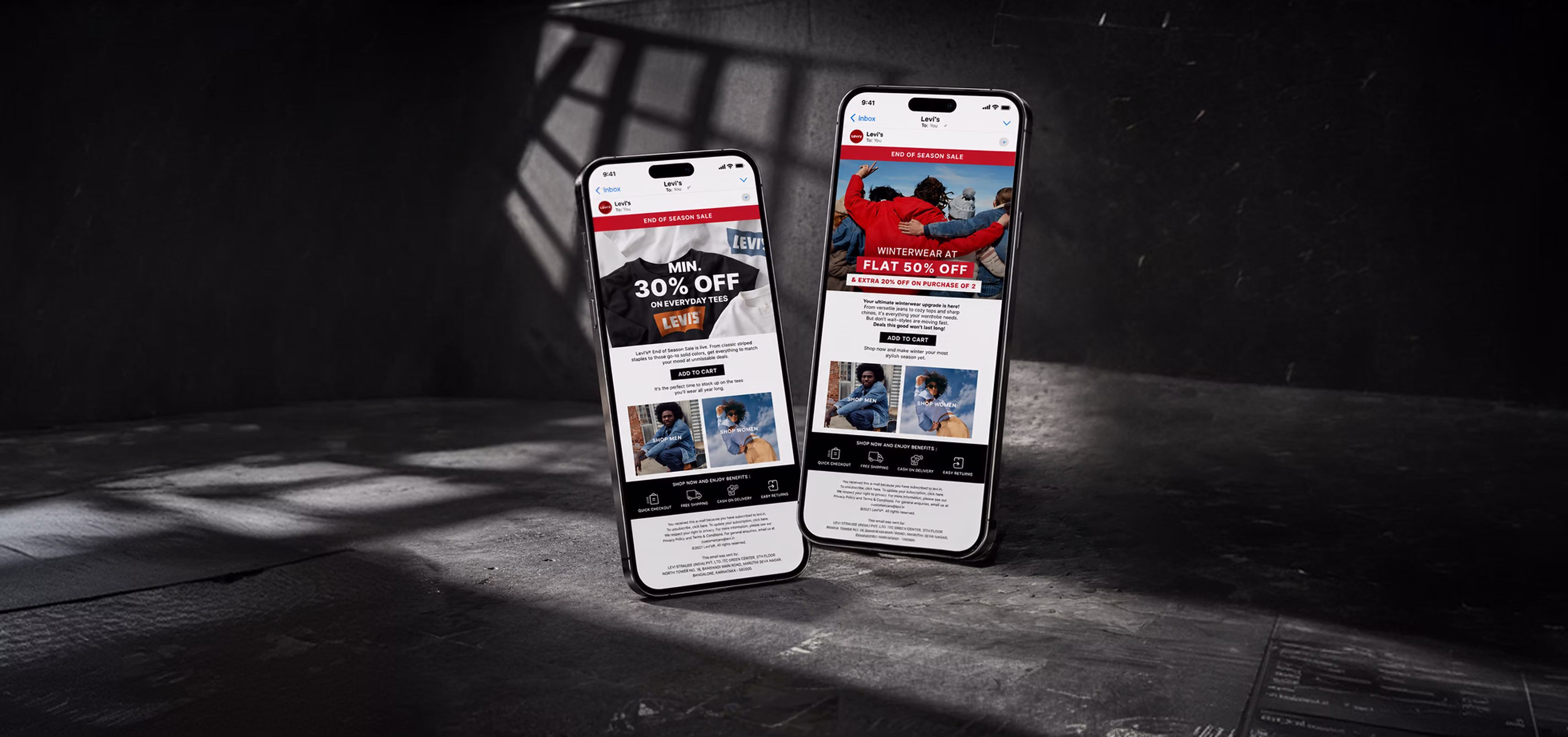 LEVI'S EMAILer design